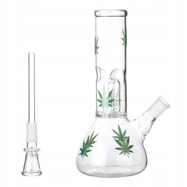 Fajka wodna bongo szklane ICE Don't Panic Leaf zdjęcie 4