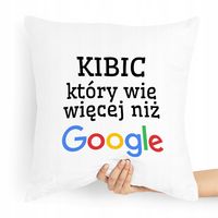 Prezent Poduszka Dla Kibica Wie Więcej Niż Z Nadrukiem Ze Zdjęciem