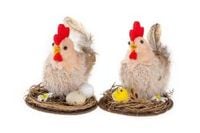 kurka na podstawce 10cm 2szt. WKZ-3804