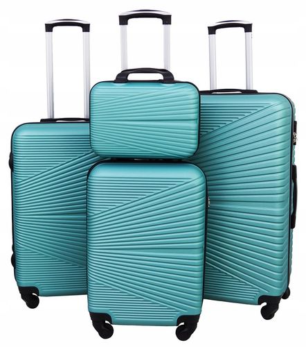 ZESTAW WALIZEK 4w1 WALIZKA PODRÓŻNA NA KÓŁKACH GRAVITT 1203 na Arena.pl