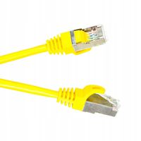 Kabel LAN patchcord RJ45 FTP F/UTP cat 5e 7,5M żół