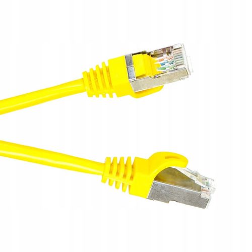 Kabel LAN patchcord RJ45 FTP F/UTP cat 5e 7,5M żół na Arena.pl