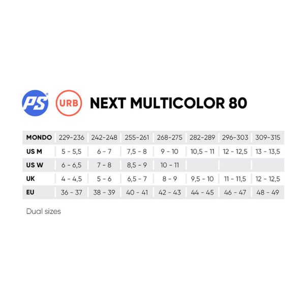 Rolki Powerslide Next Multicolor 80 36-37 zdjęcie 2