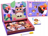 Puzzle Magnetyczne Zwierzęta 54 el tablica Magnetyczna Układanka AR3971