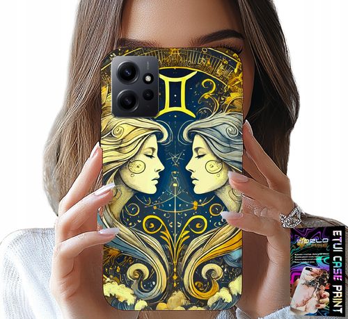 ETUI DO XIAOMI NOTE 12 4G - ZNAK ZODIAKU, BLIŹNIĘTA ASTRONOMIA CASE na Arena.pl