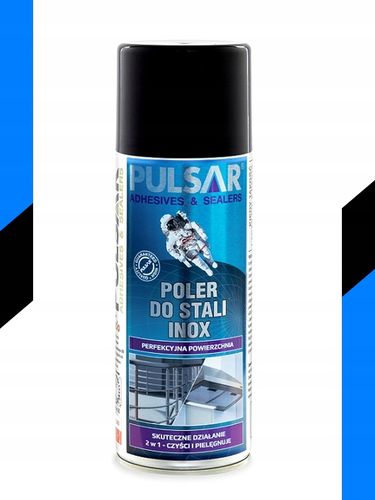 ŚRODEK DO CZYSZCZENIA STALI NIERDZEWNEJ PULSAR INOX NABŁYSZCZA 400 ml na Arena.pl