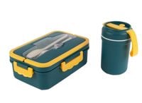LUNCH BOX ŚNIADANIOWY POJEMNIK 1000ml KUBEK 300ml