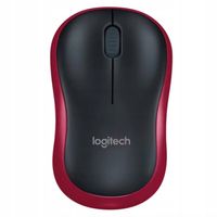 Myszka bezprzewodowa Laser Logitech M185 Czerwona