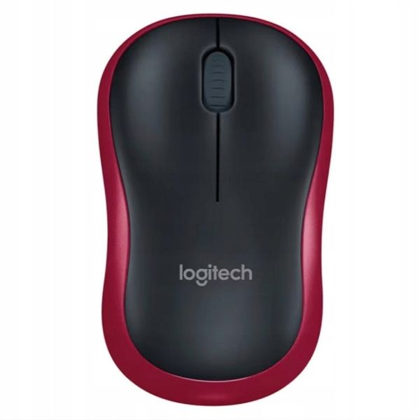 Myszka bezprzewodowa Laser Logitech M185 Czerwona zdjęcie 1