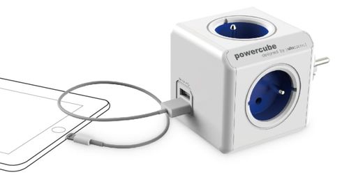 Listwa kostka allocacoc PowerCube 4 gniazda 2xUSB na Arena.pl