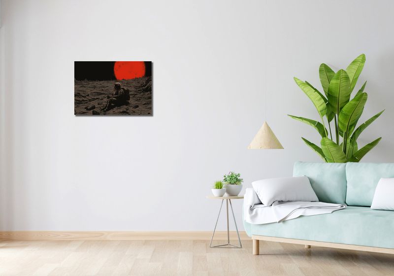 Obraz 60x40cm Samotność w Kosmosie zdjęcie 2