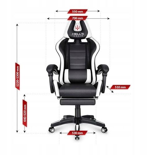 FOTEL GAMINGOWY DLA GRACZA BIUROWY HELL'S na Arena.pl