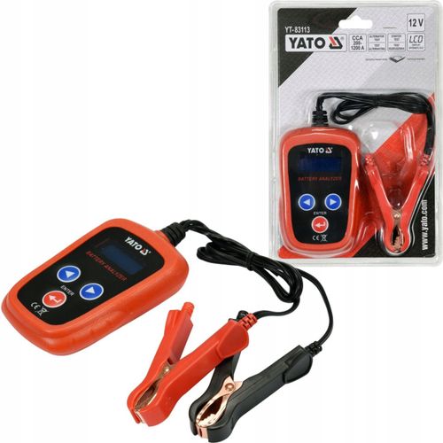 ELEKTRONICZNY TESTER AKUMULATORÓW YATO na Arena.pl