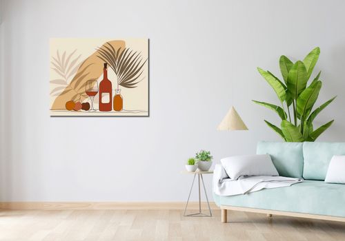 Obraz 90x70cm Winko przy Palmach na Arena.pl