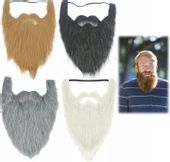 4X ŚMIESZNA SZTUCZNA BRODA WĄSY WIKINGA STRÓJ HALLOWEEN GĘSTA ŚW. MIKOŁAJ