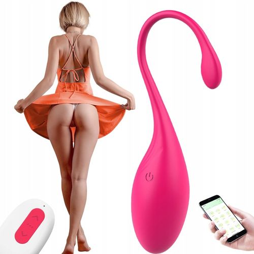 WIBRATOR STEROWANY APLIKACJĄ WIBRUJĄCE JAJKO MASAŻER SEX EROTYCZNY JAJECZKO na Arena.pl