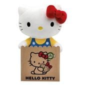 hello kitty maskotka kotek blue giftbag 27cm