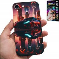 ETUI DO IPHONE 16e - SAMOCHODY FAN, WZORY DLA MĘŻCZYZN +FOLIA
