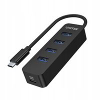 UNITEK H1117B Hub USB-C 4 porty USB 3.1 aktywny 10W