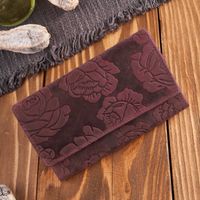 portfel damski skórzany vintage duży w kwiaty paolo peruzzi t-107-hch