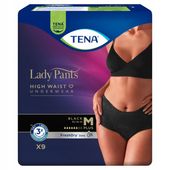 Majtki chłonne Tena Lady Pants Noir czarne M 9 szt
