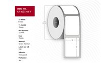 Capture Label 57 x 76mm, Core 25mm,