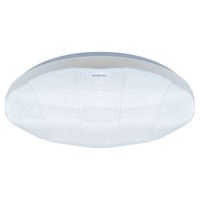 Plafon LAMPA sufitowa SPARTA 03637  Ideus okrągła OPRAWA natynkowa do łazienki LED 24W 4000K geometryczne wzory IP44 biały