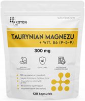 Proton Labs TAURYNIAN MAGNEZU 3600 mg + wit B6 P-5-P p5p 120 kaps