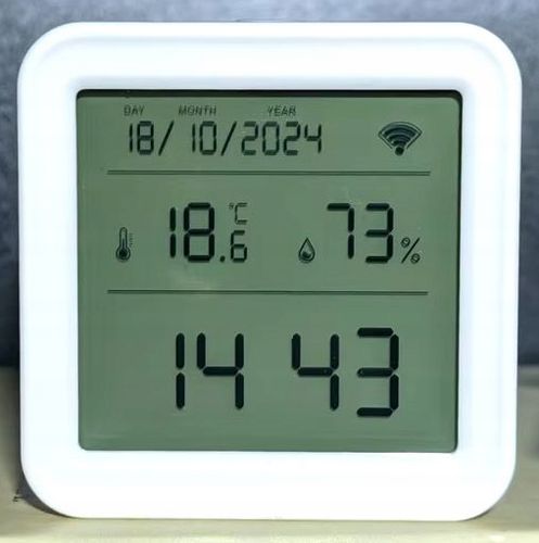 Termometr Czujnik Temperatury Wilgotności i Zegar TUYA SMART LIFE WIFI LCD na Arena.pl