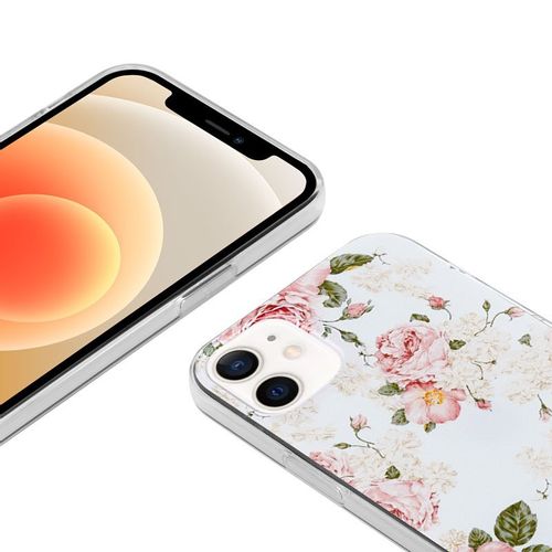 Crong Flower Case - Etui iPhone 12 Mini (wzór 02) na Arena.pl