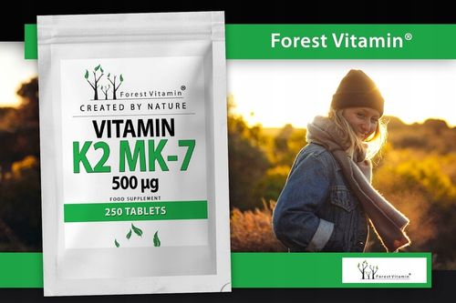 FOREST WITAMINA K2 MK-7 500mcg 100 tab NATURALNA na Arena.pl