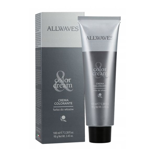 Allwaves Cream Color farba do włosów, koloryzacja trwała, 100 ml 4.4 miedziany średni kasztan zdjęcie 2