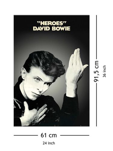 David Bowie Heroes - plakat 61x91,5 cm na Arena.pl