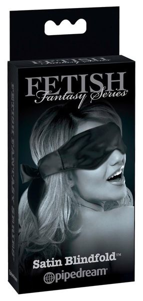 FFSLE Satin Blindfold Black zdjęcie 1