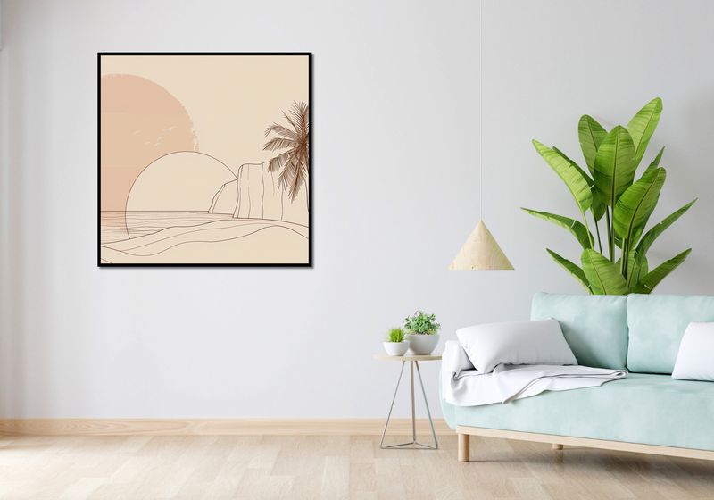Plakat 100x100cm Szept Tropików zdjęcie 4