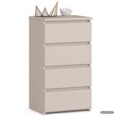 Komoda CL4 Kaszmir 40 cm 4 szuflady 40x35x74 cm