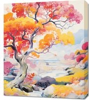 Obraz 60x70cm Roztańczony Krajobraz