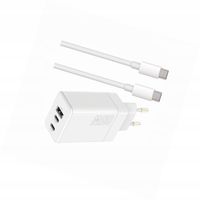Szybka ładowarka 65W z długim kablem 2m 3 wejścia do iPhone 17 Air