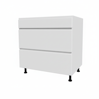 Szafka dolna 80 cm z szufladami, podchwyt biały połysk, mat, kolory SIMPLE