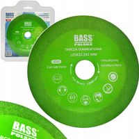 TARCZA DIAMENTOWA DO CIĘCIA SZKŁA CERAMIKI OSTRZENIA ELEKTROD PIŁ 125mm