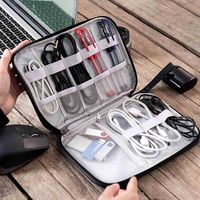 Organizer Na Kable Ładowarki Podróżny Torba Etui