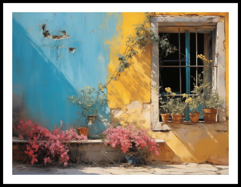 Plakat 80x60cm Słoneczna Ulica zdjęcie 3