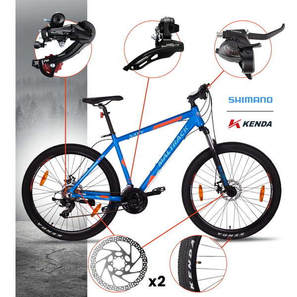 Rower Górski MTB MalTrack NAVY GRAY 27,5'' zdjęcie 4