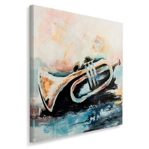 Obraz na płótnie - Canvas, Trąbka 80x80 na Arena.pl