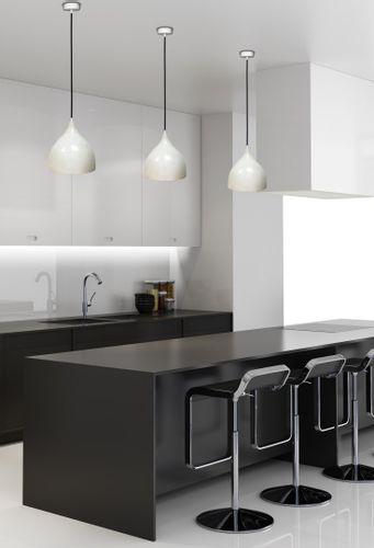 Ystad lampa wisząca 1x40W E27 biały na Arena.pl