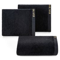 Ręcznik Venus 30x50 cm czarny bawełna frotte elegancki