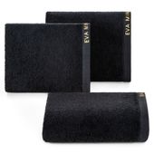 Ręcznik Venus 30x50 cm czarny bawełna frotte elegancki