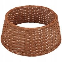 OSŁONA WIKLINOWA NA STOJAK POD CHOINKĘ BOHO KOSZ STOJAKA NATURALNY FI 55 CM