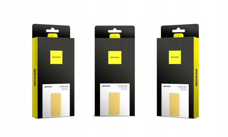 Spacecase Silicone Case Iphone 6/6S Yellow zdjęcie 11