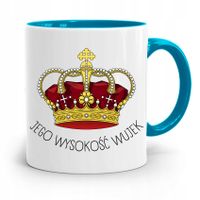 Kubek Błękitny Dla Wujka Jego Wysokość Wujek Z Nadrukiem Ze Zdjęciem